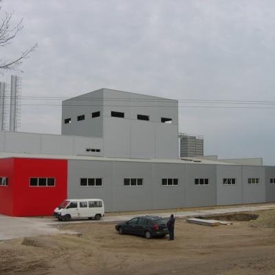 PNB Mérnökiroda Kft. 3800 m2 üzemcsarnok